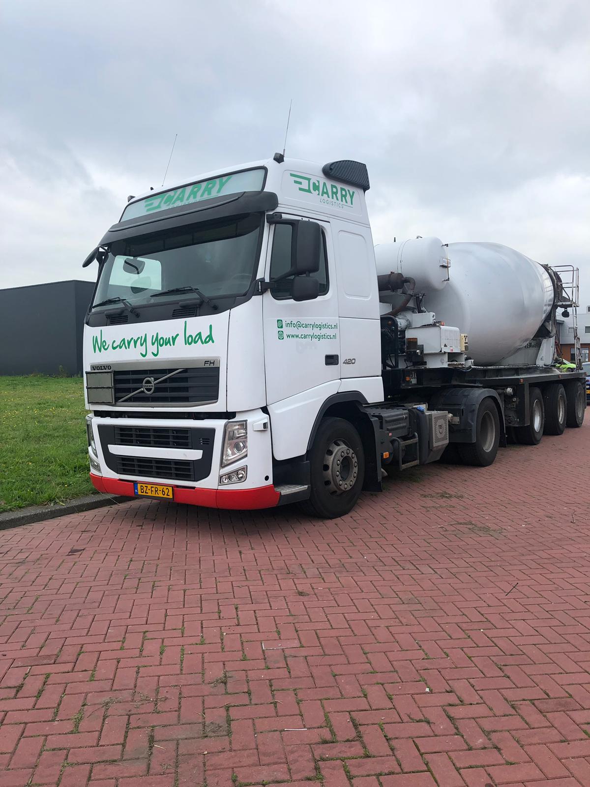 Betonmixer Carry Logistics